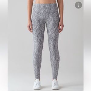 Lululemon Wunder Under Hi Rise Tight 7/8 Luon Arrow Jacquard Size 12